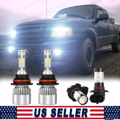 para Ford Explorer Sport Trac 2001-2005 - 4x lâmpadas de faróis de neblina de LED branco - Imagem 1 de 4