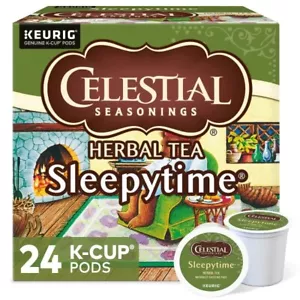 CELESTIAL SEASONINGS SLEEPYTIME HERBAL TEA KCUPS 24CT - Picture 1 of 1