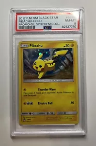 Pokemon Pikachu Holo Shining Legends Promo SM81 PSA 8 NM-MT - Picture 1 of 3