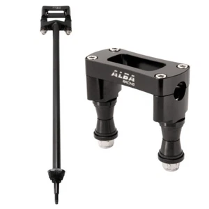 Raptor 700 +1.5" Vástago de Dirección Cromoly Anti Vibración 1 1/8" Abrazadera Billet Alba BB - Imagen 1 de 3
