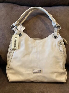 Reflections Large Satchel Handbag - Creamy - Picture 1 of 8