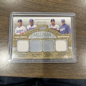 2009 Ballpark Collection - Andruw Jones, Matt Kemp, Russell Martin /400 (MEM) - Picture 1 of 2