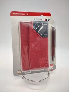 Microsuede Touch Pak for Nintendo 3DS Color Red Standard Edition Mad Catz - Picture 1 of 2