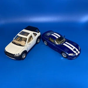 Burago 1/24 land rover freelander & Viper Gts Coupe Lot Of 2 - Picture 1 of 19