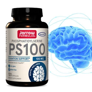Jarrow Formulas PS100 Phosphatidylserine - for Brain Health, Focus, Memory - Picture 1 of 8