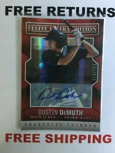 2014 Panini Donruss Elite RC Auto #D /799 Card #70 Dustin Demuth  - Picture 1 of 2