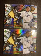 (2) 2022 Stadium Club Chrome Miguel Cabrera Trophy Hunters #RL-11 Detroit Tigers