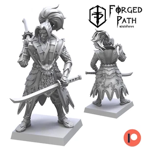 Vampire Daimyo, Wargaming Fantasy Undead Skeleton Japanese Samurai Miniatures - Picture 1 of 3