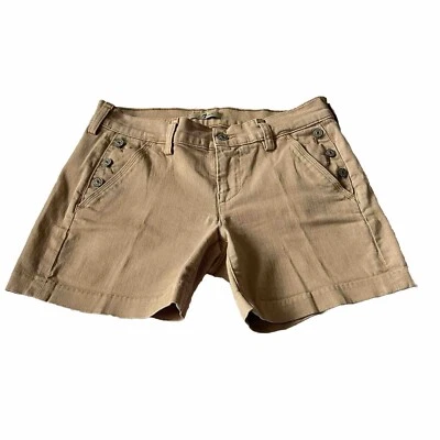 Pantalones Cortos 7 For All Mankind Cintura Baja Jean Beige Denim Marinero Para Mujer Talla 27 LEER Foto 1 de 4