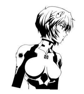 Neon Genesis Evangelion Rei decal sticker for car/truck laptop window custom - Picture 1 of 1