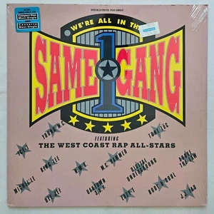 1990 - WEST COAST RAP ALL-STARS - WE'RE ALL IN THE SAME GANG - SEALED OG PRESS - Picture 1 of 2