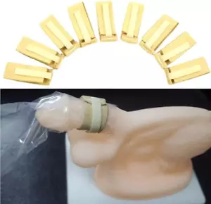 10 piezas fijador de catéter externo masculino, abrazadera de pene para incontinencia urinaria masculina para P - Imagen 1 de 12