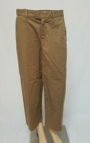 Pantalone VANS taglia 5 junior marrone kaki gamba larga Capri
