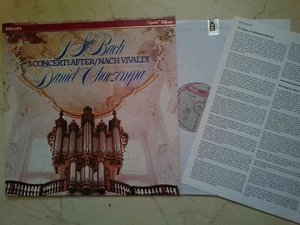 Bach 3 Concerti After Vivaldi Daniel Chorzempa *German Philips Vinyl*Mint - Picture 1 of 5