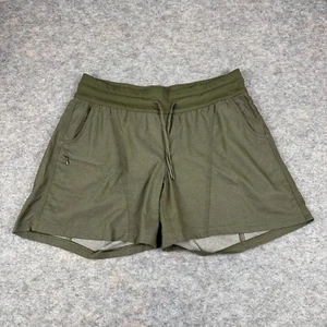 The North Face Aphrodite 2.0 6” Shorts NF0A2UO7 Green Womens Large L * - Picture 1 of 12