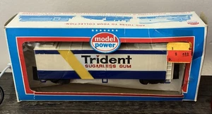 Model Power HO Scale Trident Sugarless Gum Wooden Reefers #9018 In Box - Picture 1 of 3