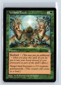 Verdant Touch Stronghold Rare – MTG Magic the Gathering Card - Picture 1 of 5