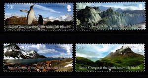 SOUTH GEORGIA  2017  LANDSCAPES  SET OF 4  MNH - Picture 1 of 1