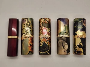Lote De Colección De 4 Lápices Labiales Tubo Floral Zalan Mezclados Y 1 Lápiz Labial Maybelline Nuevo - Imagen 1 de 14