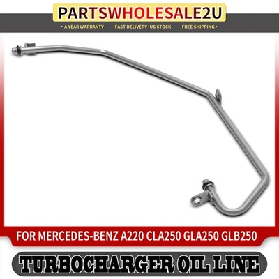 Nuevo tubo de línea de alimentación de aceite turbocompresor para Mercedes-Benz A220 CLA250 GLA250 GLB250 Foto 1 de 4