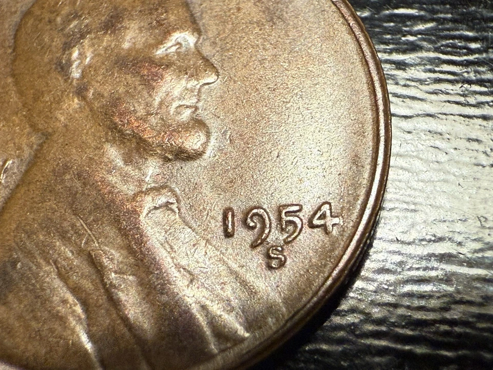 1954 S/S Wheat Penny DDO Error With the Best Looking Elongated 5 - Image 1 of 4