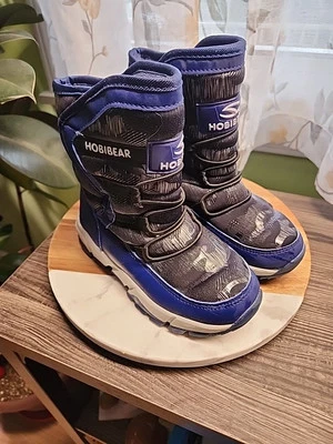 HOBIBEAR Niños Invierno Botas de Nieve Impermeables Exterior Cálidas Imitación Piel Talla 32 Talla 13 Foto 1 de 4