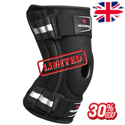 NEENCA Hinged Knee Brace for Knee Pain Knee Support with Side Stabilizers Joint
