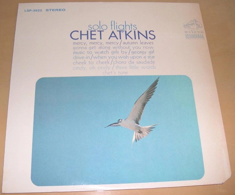 CHET ATKINS - Solo Flights (LP, 1968) Very Good+ - Image 1 of 1