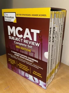 The Princeton Review McAt Complete Subject 3rd Edition 7 Books - Picture 1 of 4