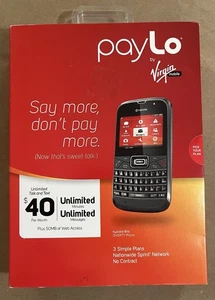 Telefono cellulare Paylo by Virgin Mobile Kyocera Brio QWERTY (KYS3015APB) - Foto 1 di 22