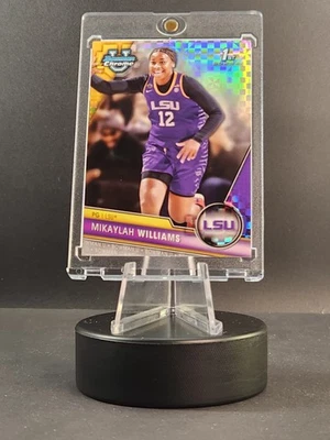2024 Topps Basketball Mikaylah Williams Bowman X Fractor 1st No. 4 - Image 1 of 3
