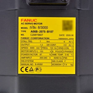 1 Stück NEU FANUC Servomotor A06B-2075-B107 A06B2075B107 kostenloser Versand - Bild 1 von 5