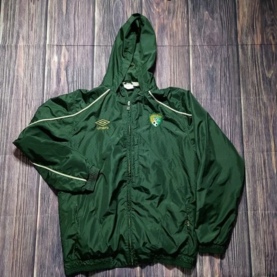 Umbro Men's Vintage 90s Windbreaker Jacket United Soccer Leagues Blue Medium XL  - Image 1 of 4