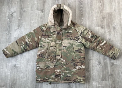 Dakota Outerwear OCP Insulated Parka Men's Large Fur-Lined Split Hood Multicam - Image 1 of 4