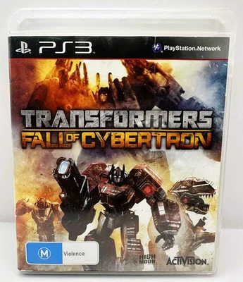 Transformers Fall of Cybertron Playstation 3 PS3 Game Complete with Manual CIB - Image 1 of 3