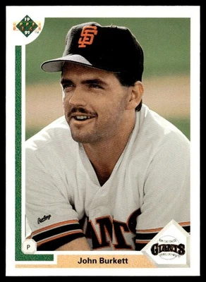 1991 Upper Deck John Burkett San Francisco Giants #577 - Image 1 of 2