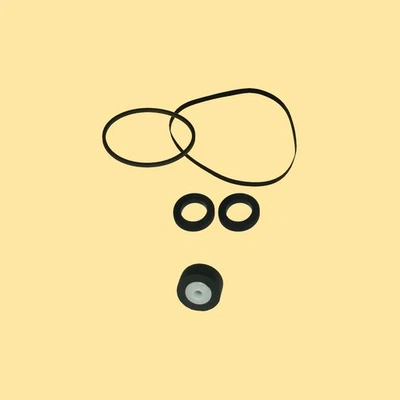 BLACKREEL Cinghia Rullo Pressione Grattugia = Kit 3 per Tascam Portastudio 244 Multitrack Record