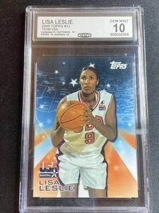 Lisa Leslie 2000 Topps Topps Team USA 13 CCG 10 RC - Foto 1 di 2