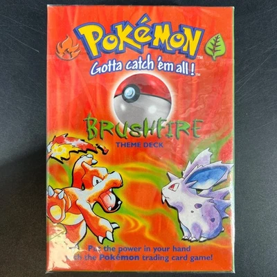 Pokemon Brushfire Theme Deck Factory Sealed Trading Card Game WOTC 1999 CCG VTG - Image 1 of 4