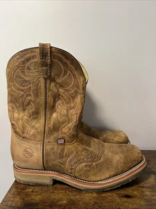 Botas DOUBLE-H Dwight Puntera de Acero Hombres Talla 14EE ANCHO, PRECIO DE VENTA SUGERIDO POR EL FABRICANTE $315, UNION MADE IN EE. UU. - Imagen 1 de 11