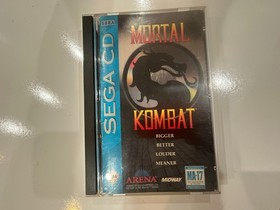 Mortal Kombat (Sega CD 1993) CIB Complete in Box w Manual + Reg Card + Foam Nice