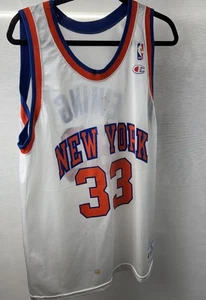 Vintage’90s NBA New York Knicks #33 Patrick Ewing Champion Jersey Size 44 - Picture 1 of 7