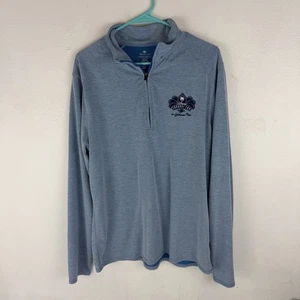 Maglione Disney Cruise Line DCL Lookout Cay punto faro 1/4 zip grande raro - Foto 1 di 4