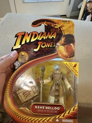 Indiana Jones Raiders of the Lost Ark René Belloq 3.75” Figure Hasbro 2008 NEW - Image 1 of 3