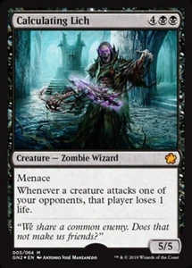 Calculating Lich - Foil - Magic Game Night 2019 #003/064 MTG Magic The Gathering - Picture 1 of 1