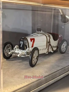 CMC 1:18 Bugatti t35 7# Poland Car Model Metal Alloy Diecast Birthday Toys White - Picture 1 of 2
