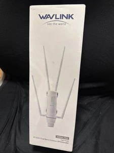 Wavlink Aerial HD4 HIGH Pwr AC1200 Dual Band Outdoor AP/Extende NEW SEALED BOX - Photo 1/2