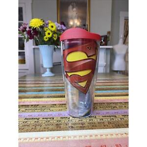 Tervis DC Comics Superman Logo Made in USA Double Walled Insulated Tumbler 24 Oz