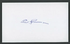 Bill Stoneman AUTOGRAPHED Index Card MLB Montreal Expos Baseball Cubs & Angels - Picture 1 of 1