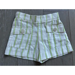 NWT NEW Zara Girls Striped Shorts Sz 5 - Picture 1 of 4